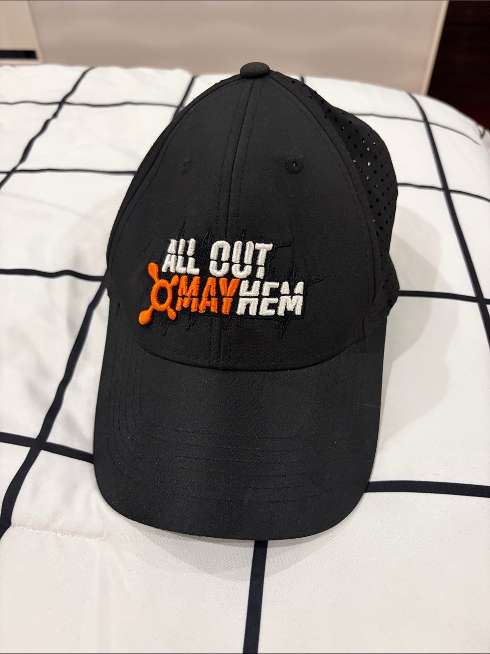 Orangetheory Black Baseball Cap with Orange & White Logo